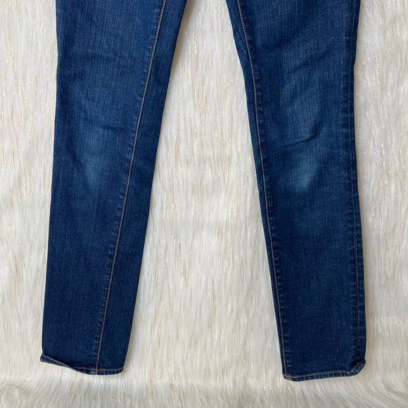 J Brand Womens Petite Pencil Leg Skinny Jeans Blue Mid Rise Pockets Denim 26 - Picture 3 of 9